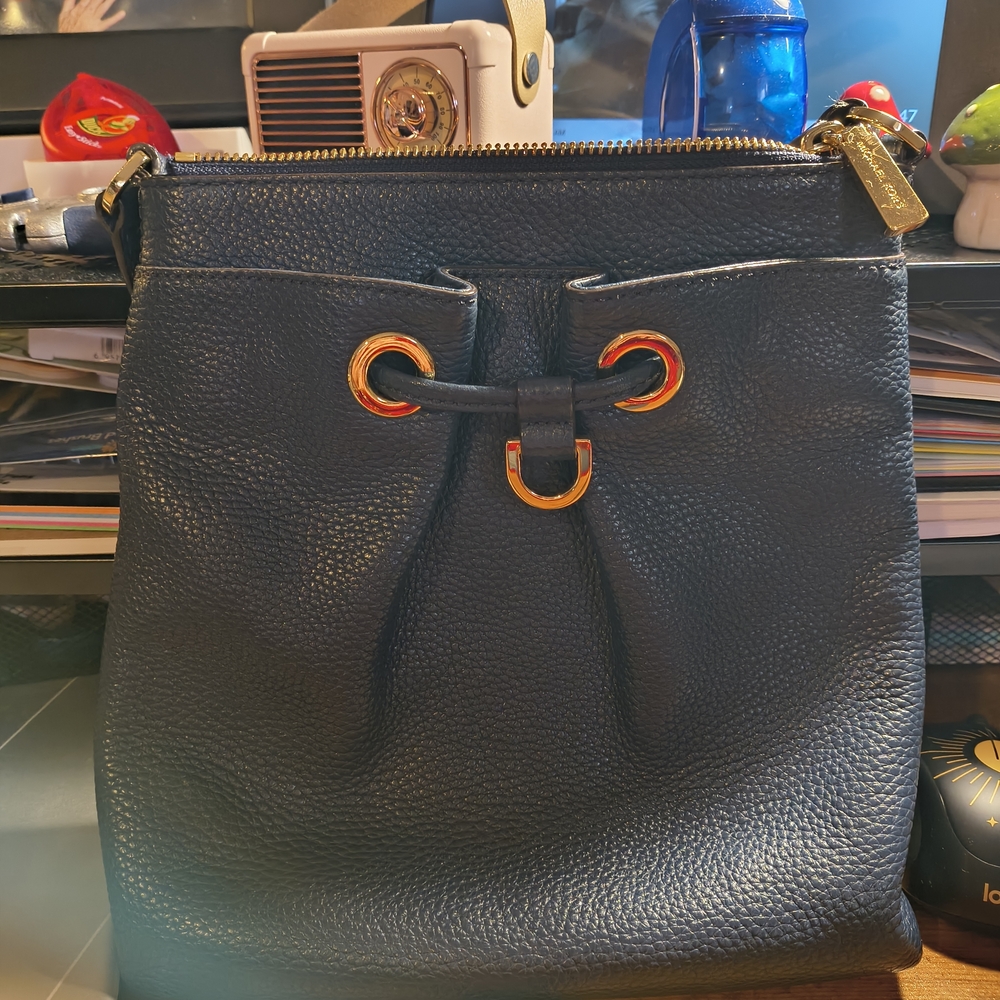 MICHAEL Michael Kors Navy Blue Crossbody Bag